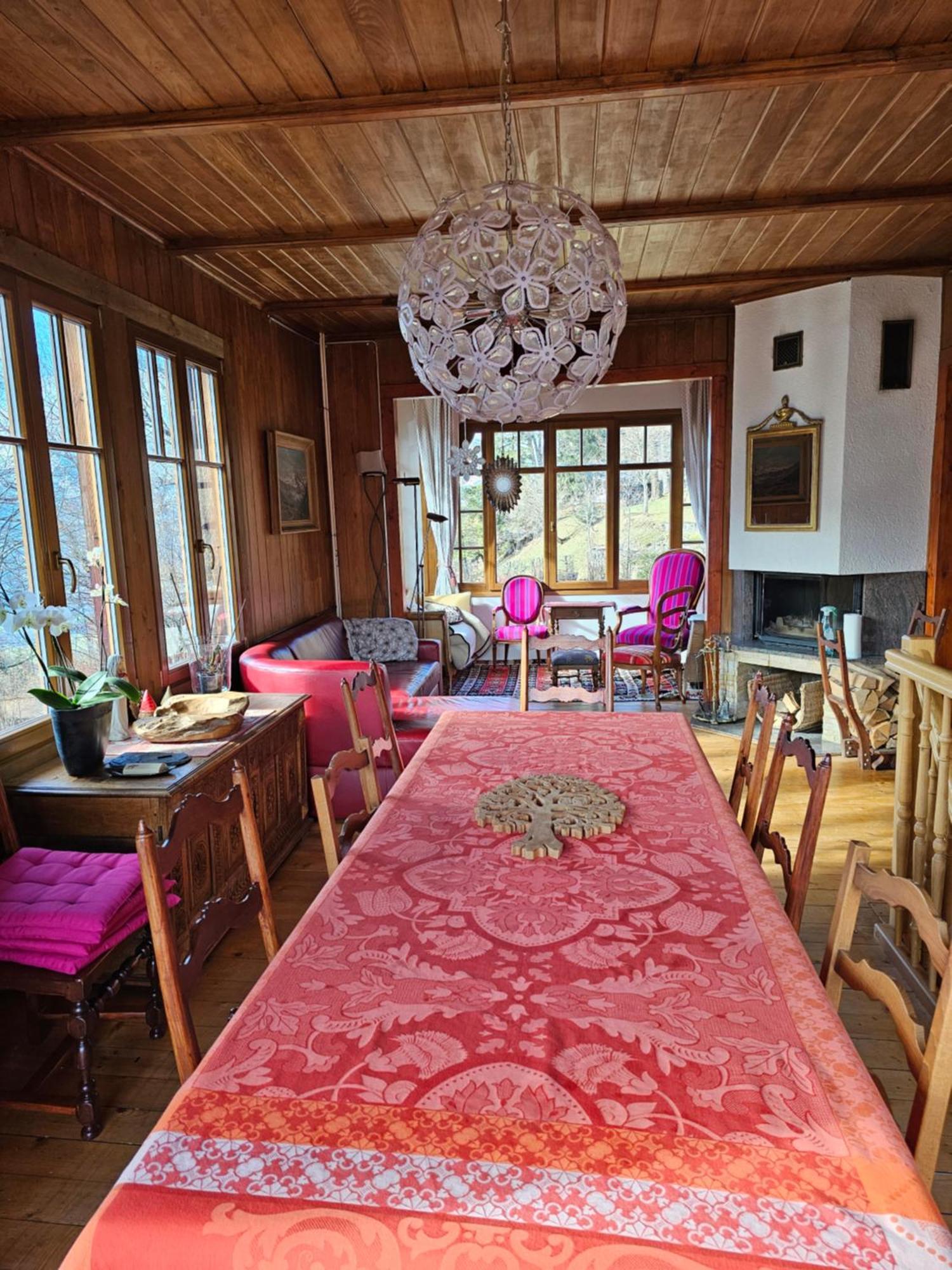 Magnifique Chalet Valerie 5 Chambres A Coucher & Vue Unique Gryon Kültér fotó