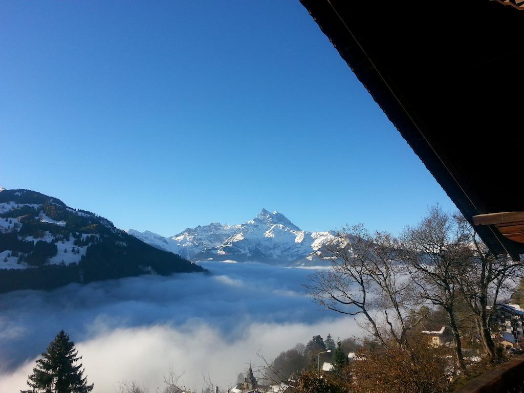 Magnifique Chalet Valerie 5 Chambres A Coucher & Vue Unique Gryon Kültér fotó